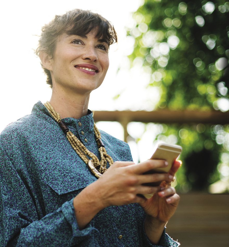 Woman with Phone